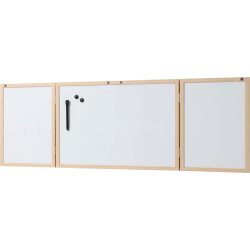 NAGA Whiteboard/opslagstavle m/låger, 40 x 60 cm