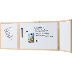 NAGA Whiteboard/opslagstavle m/låger, 40 x 60 cm