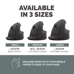 Fellowes Breyta Plus ergonomisk vertikal mus, S