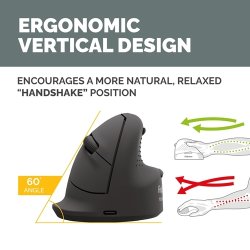 Fellowes Breyta Plus ergonomisk vertikal mus, L