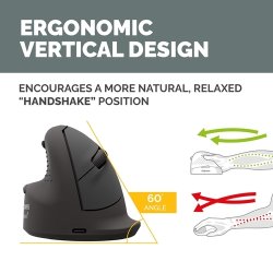 Fellowes Breyta Plus ergonomisk vertikal mus, L