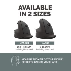 Fellowes Breyta Plus ergonomisk vertikal mus, L