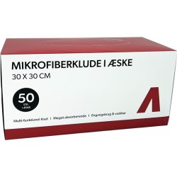 Avant Mikrofiberklude i kasse, 30x30cm, 50 stk.
