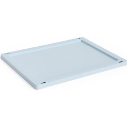 HAY Colour Crate Lock Plast, medium, mjuk blå