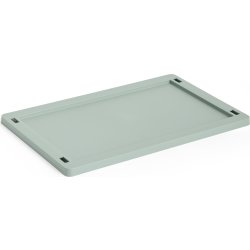 HAY Colour Crate Låg Plastic, small, grøn