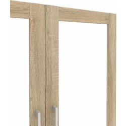 Budgetline glaslåger, eg, 2 stk