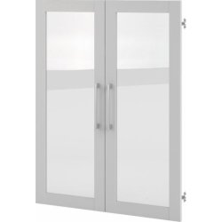 Budgetline glaslåger, hvid, 2 stk