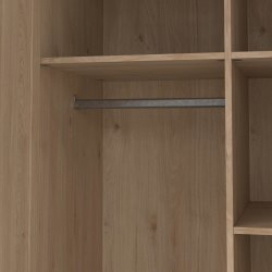 Coreline garderobeskab 2 døre, eg