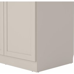 Coreline garderobeskab 2 døre, gråbeige