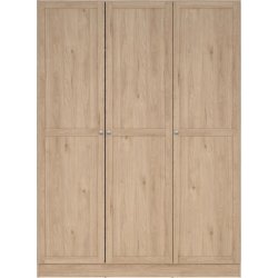 Coreline garderobeskab 3 døre, eg