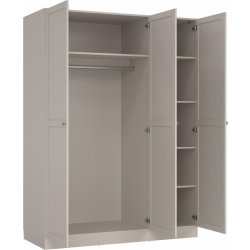 Coreline garderobeskab 3 døre, gråbeige