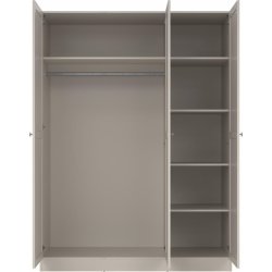 Coreline garderobeskab 3 døre, gråbeige