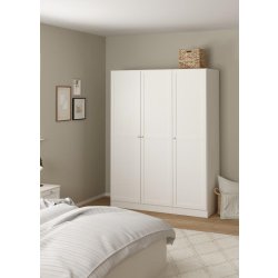 Coreline garderobeskab 3 døre, hvid