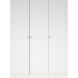 Coreline garderobeskab 3 døre, hvid