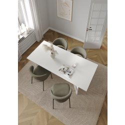 Serveline konferencebord 90x200, hvid