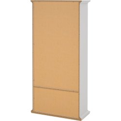 Serveline vitrineskab 2 døre/2 skuffer, hvid