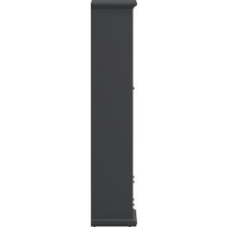 Serveline vitrineskab 2 døre/2 skuffer, mat grå