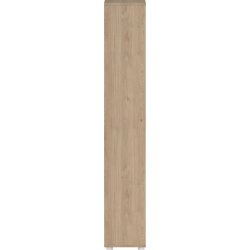 Small Officeline høj bogreol m/4 låger, hvid/eg