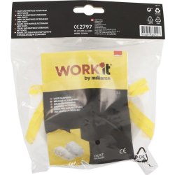 WORK IT Støvmaske FFP2 m/ventil, Pk á 2 stk.