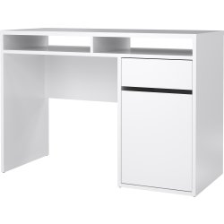 Small Officeline skrivebord 1 skab/1 skuffe, hvid
