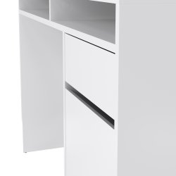 Small Officeline skrivebord 1 skab/1 skuffe, hvid