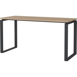 Small Officeline skrivebord 150x60 cm, eg/grå