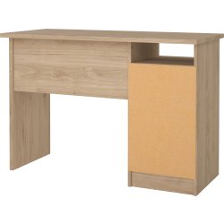 Small Officeline skrivebord 3 skuffer, eg