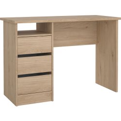 Small Officeline skrivebord 3 skuffer, eg