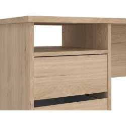 Small Officeline skrivebord 3 skuffer, eg