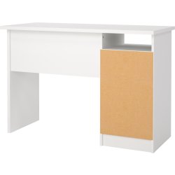 Small Officeline skrivebord 3 skuffer, hvid