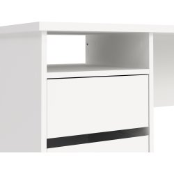 Small Officeline skrivebord 3 skuffer, hvid