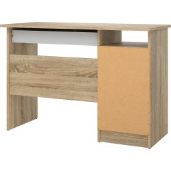 Small Officeline skrivebord 5 skuffer/1 lås, eg