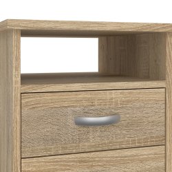 Small Officeline skrivebord 5 skuffer/1 lås, eg