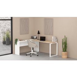 Small Officeline udvid.skrivebord 150x40 cm, hvid