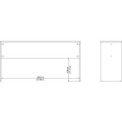 Small Officeline udvid.skrivebord 150x40 cm, hvid