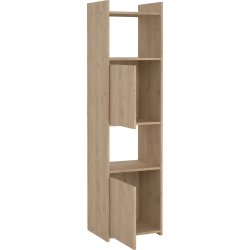 Small Officeline høj bogreol m/2 døre, eg