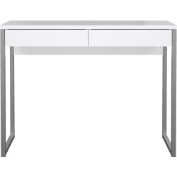 Small Officeline skrivebord 2 skuffer, hvid