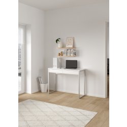 Small Officeline skrivebord 2 skuffer, hvid