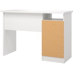Small Officeline skrivebord 4 skuffer, hvid