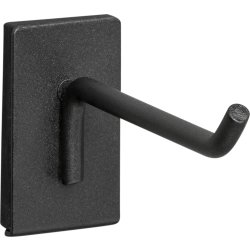 Verktygskrok lång, magnetisk, svart, 2 st.