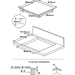 Grand Gourmet Induktionskogeplade, 60 cm