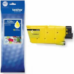 Brother LC528XLY blækpatron, gul, 10.000 sider