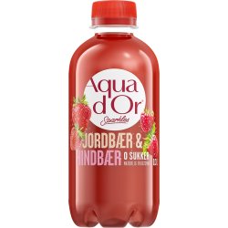 Aqua d'Or Sparkles Jordbær & Hindbær 0,3 L