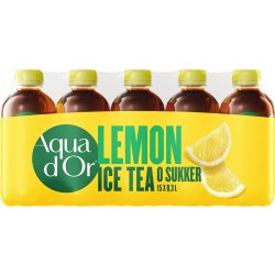 Aqua d'Or Ice Tea Lemon, sukkerfri 0,3 L
