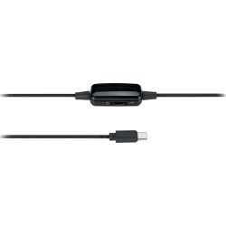 KENSINGTON Headset, Classic -EQ USB-C Mic Vol Ctrl