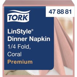 Tork Linstyle Middagsserviet, Koral, 50 stk.
