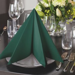 Tork Linstyle Middagsserviet, Mørkegrøn, 50 stk.