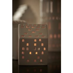 Kähler Urbania Lyshus Klassisk H9,5 cm, hvid