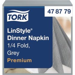 Tork Linstyle Middagsserviet, Grå, 50 stk.