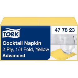 Tork Kaffeserviet, 2-lag, Gul, 200 stk.